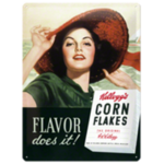 Kellogg's Cornflakes - Large Tin Sign - Nostalgic Art - 30 x 40 cm