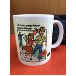 Steven Rhodes Let's Run Away From Our Problems - Retro Humour