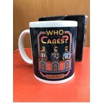 Steven Rhodes Who the F*ck Cares Game Show Mug - Retro Humour