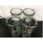 VINTAGE Fowlers Vacola Jars No 31 x 4
