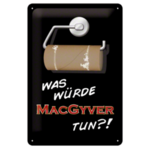 Macgyver - Medium Tin Sign - Nostalgic Art