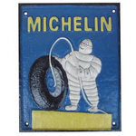 Michelin Tyre Pump - Cast Iron Sign