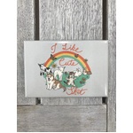 I Like Cute Sh*t - Funny Fridge Magnet - Retro Humour