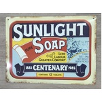 Sunlight Soap Tin Sign - Reproduction Vintage - 35 x 25 cm