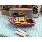 Motorcycle Wind Up Tin Toy | Collectable Retro