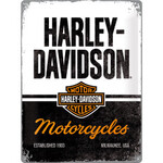 Harley Davidson Tin Sign - Nostalgic Art - Large