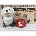 Sheepdog Salt and Pepper Shakers