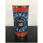 VINTAGE Hannan's Lager Steel Beer Can 370 ml