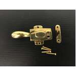 Brass Hoosier Cabinet Latch | Left Hand | 10 mm Offset