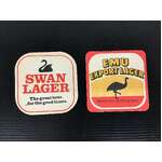 VINTAGE Emu Export & Swan Lager Coasters