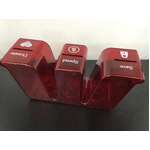 VINTAGE Westpac Bank Red W Money Box