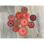 VINTAGE Victa Lawnmower Hub Caps Wheel Covers | Lot of 11