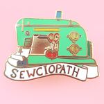 Sewciopath Lapel Pin | Jubly-Umph Originals