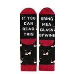 Bring Me A Glass Of Wine - Sofa Socks - One Size Fits All