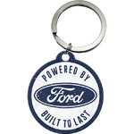 Ford Built to Last Round Disc Key Ring | Nostalgic Art