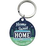 Home Sweet Home Camper Round Disc Key Ring | Nostalgic Art