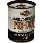 Harley Davidson Motorcycles Pre-Luxe Oil Barrel Money Box Tin | Nostalgic Art