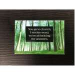 We're All Looking For Answers | Fridge Magnet | 8 x 5.5 cm