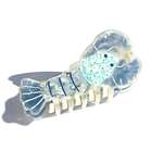 Kingston Jewellery Blue Lobster Acetate Hair Claw Clip Pearl Detail