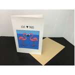 Love Birds | Blank Greeting Card w Envelope | Elise Gowe Designs