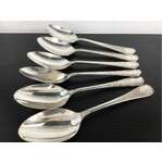 VINTAGE Embassy Rose EPNS Silver Plate Dessert Spoons x 6