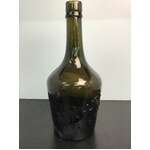 VINTAGE Ainslie's Whiskey Bottle | Dark Green