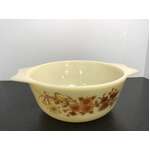 RETRO Pyrex Casserole Dish | Brown Floral