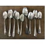 VINTAGE Silver Plate Spoons | Mixed Lot of 9 | Craft Use  