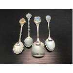 VINTAGE Souvenir Teaspoons Tasmania | Lot of 4