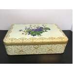 VINTAGE Nestle's Lace & Bouquet Hinged Lid Tin
