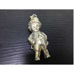 ANTIQUE EPNS Leprechaun Baby Rattle