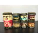 VINTAGE Robert Harper & Co Spice Jars | Lot of 8