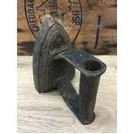 ANTIQUE Cast Iron Clothes Iron | Star & G Trademark 