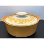 RETRO JG Meakin Orange Floral Maidstone Lidded Tureen 