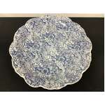 VINTAGE Old Foley James Kent Blue Floral Plate | 22 cm Diameter 