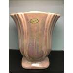 VINTAGE Raynham Pink Lustreware Vase | Large 29 cm Tall