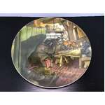 Wedgwood Wind In The Willows Display Plate | Breakfast At Mr Badger's | Eric Kincaid 