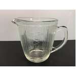 VINTAGE Depression Glass Measuring Jug 1 Pint 20 Ounce