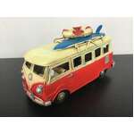 Small VW Combi Van Metal Model | 9.5 cm Tall 