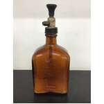 VINTAGE Amber JR Watkins Fly Spray Bottle w Pump Lid