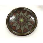 MCM Mikasa Dimension Impact Stoneware Dinner Plate | 27.5 cm | Geometric Floral Pattern | Japan 