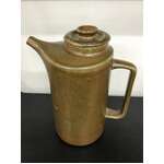 VINTAGE Temuka Riverstone Stoneware Coffee Pot | New Zealand Pottery 