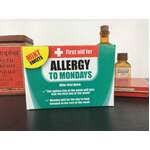 Allergy To Mondays Sweet First Aid Mints | Peppermint | Novelty Gift
