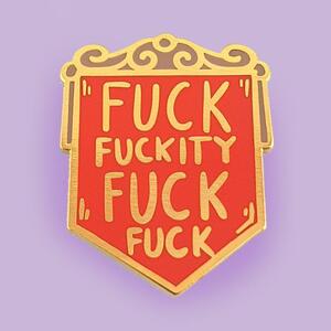  F F'ity F F Lapel Pin - Jubly-Umph Originals