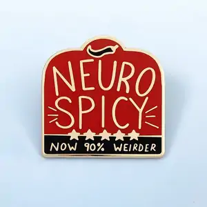  Neuro Spicy Lapel Pin - Jubly-Umph Originals
