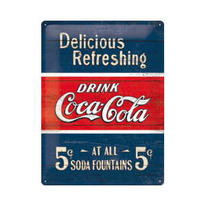 Drink Coca-Cola - Large Tin Sign - Nostalgic Art