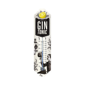 Thermometer - Gin & Tonic - Metal - It's Always the Right Weather For A Gin and Tonic