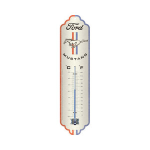 Wall Thermometer - Ford Mustang - Metal