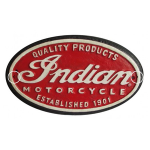 Indian Motorcycle - Cast Iron Sign