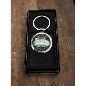 Jaguar Metal Keyring | Retro Keychain